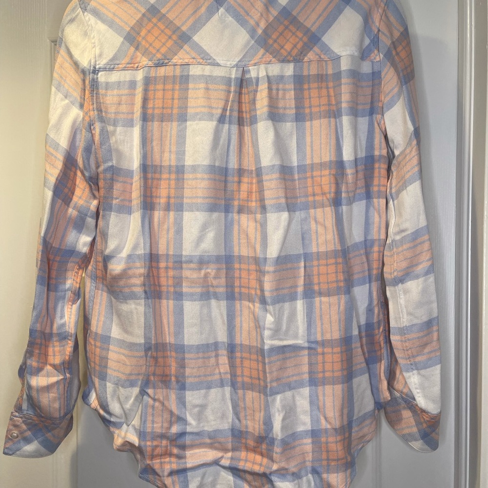 Women’s Rails plaid button down sz XS - Picture 2 of 4